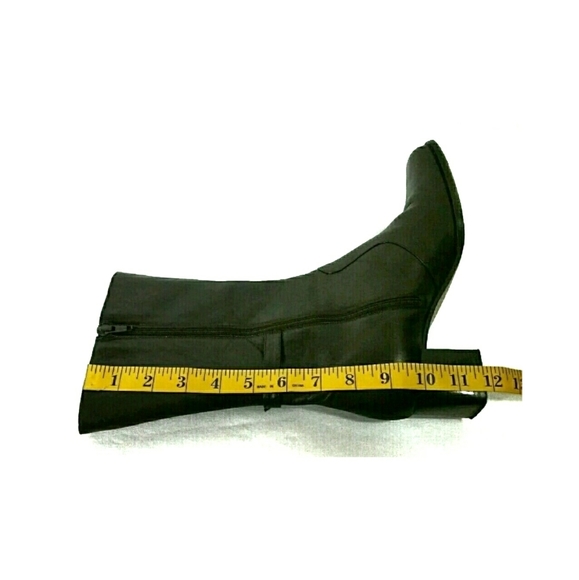 Talbots 7.5 Mid Calf Dark Brown Boots Made Italy - Picture 5 of 7